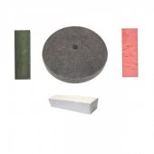 Disc slefuit gri cu pasta verde,roz si alba ,diametrul 150 mm , gaura 16 mm
