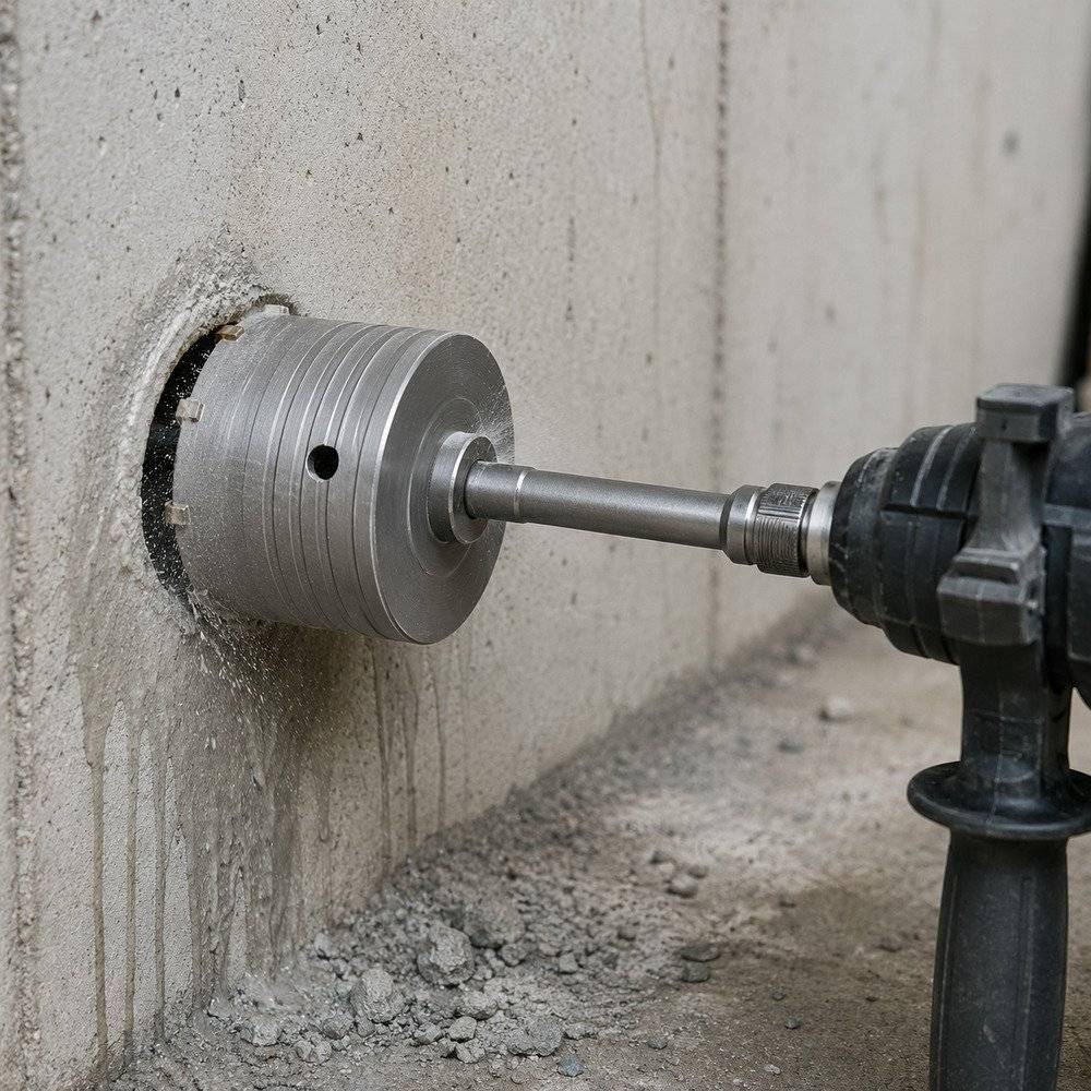 Carota beton 55 mm, Prelungitor carota Sds Max 300 mm /30 cm