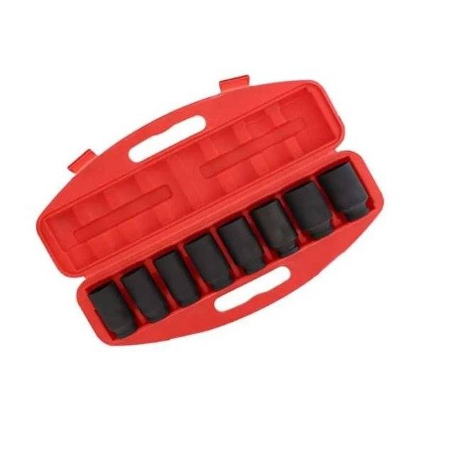 Chei tubulare hexahonale impact ,patrat 3/4 ,dimensiuni 17-36 mm ,set 8 piese
