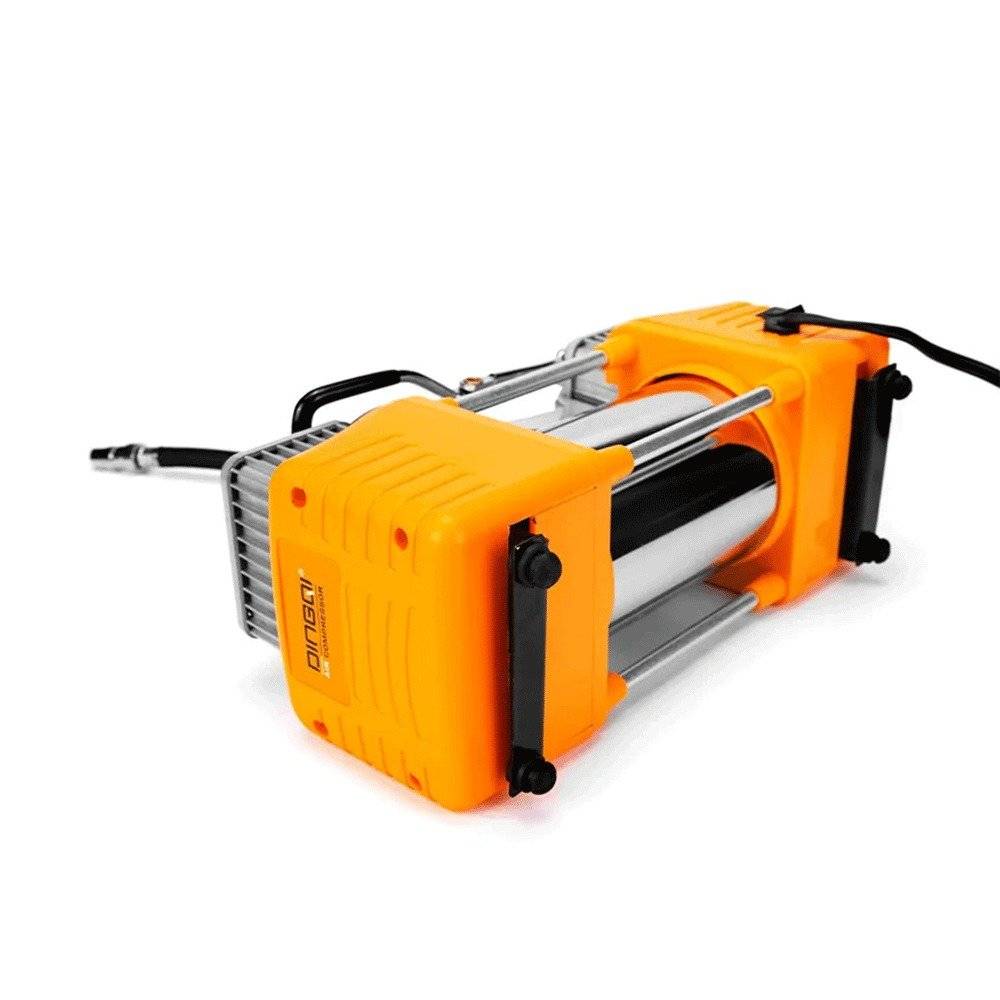 Compresor auto profesional 2 cilindri, 180 W, 150 PSI, Debit 40 L/min, Lanterna, Adaptoare incluse, Umflare rapida, 12V