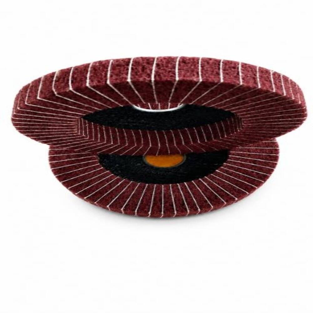 Disc Nylon cu Lamele Smirghel pentru Slefuit si Polizat Lemn, Metal si Inox, 125 mm