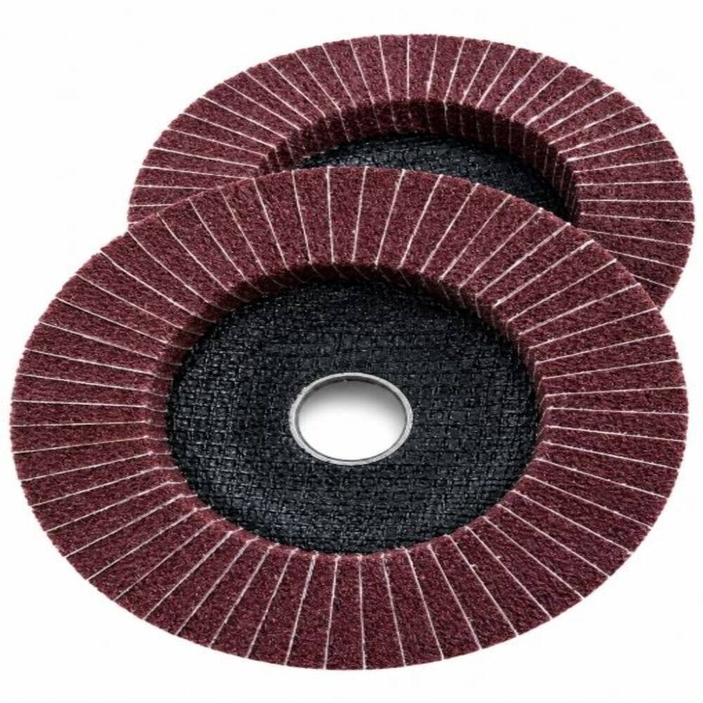 Disc Nylon cu Lamele Smirghel pentru Slefuit si Polizat Lemn, Metal si Inox, 125 mm