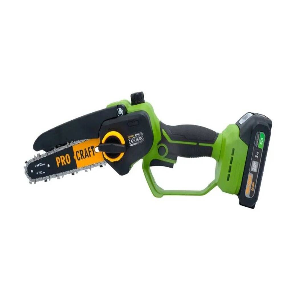 Fierastrau cu lant si acumulator PKA45 Brushless, ungere automata, 2 lame 6 si 8, 2 lanturi, acumulator 20V