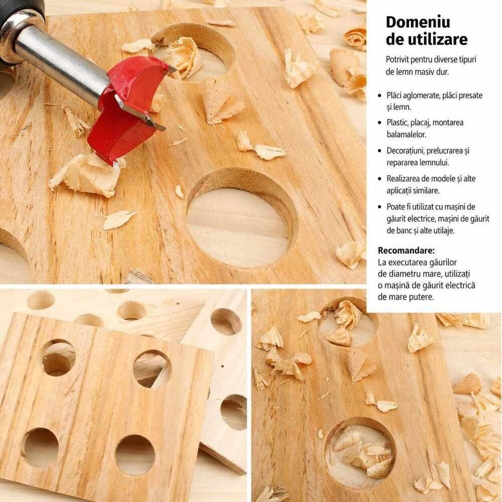 Freza cilindrica lemn ,diametru 20 mm