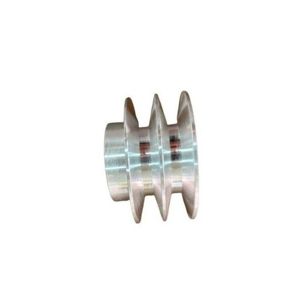 Fulie motor dubla, Fulie 6 Caneluri, Diametru 80mm