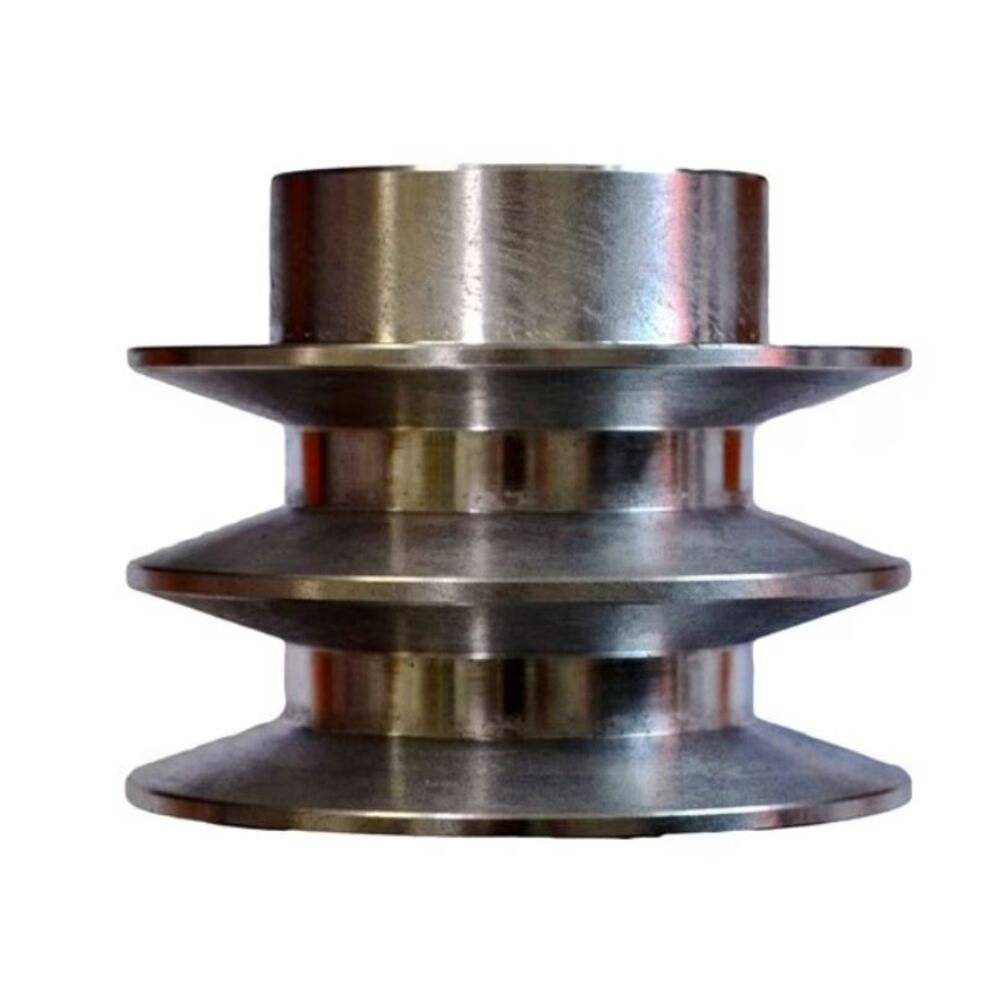 Fulie motor electric aluminiu , 2 canale ,diametru interior 28 mm