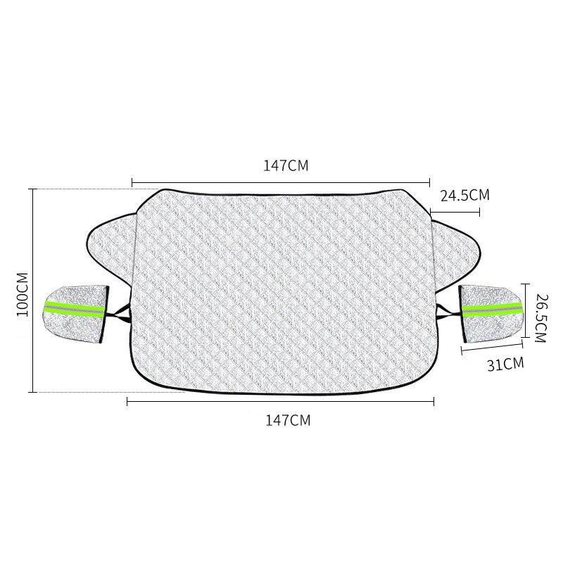 Husa de Protectie pentru Parbriz – Scut Auto Anti Soare, Zapada si Grindina ,dimensiune 150 x 110 cm