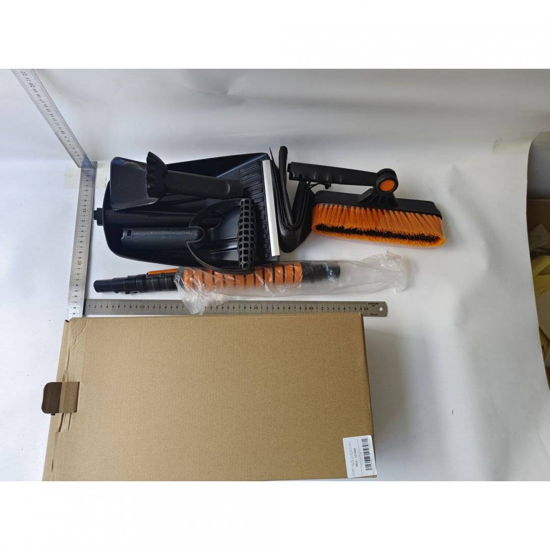 Lopata pentru zapada , 5 in 1, Perie, Racleta, 2 tipuri de Lopeti, Rotativa, Telescopica, Detasabila, Material Aluminiu si ABS