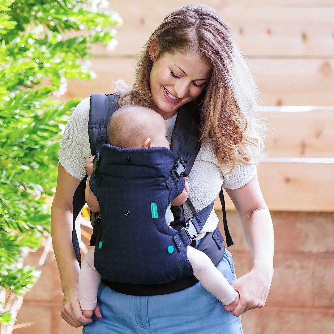 Marsupiu Ergonomic 4 în 1 Multifunctional pentru Bebelusi si Copii, 6-36 Luni, 3.5-15 kg, Negru