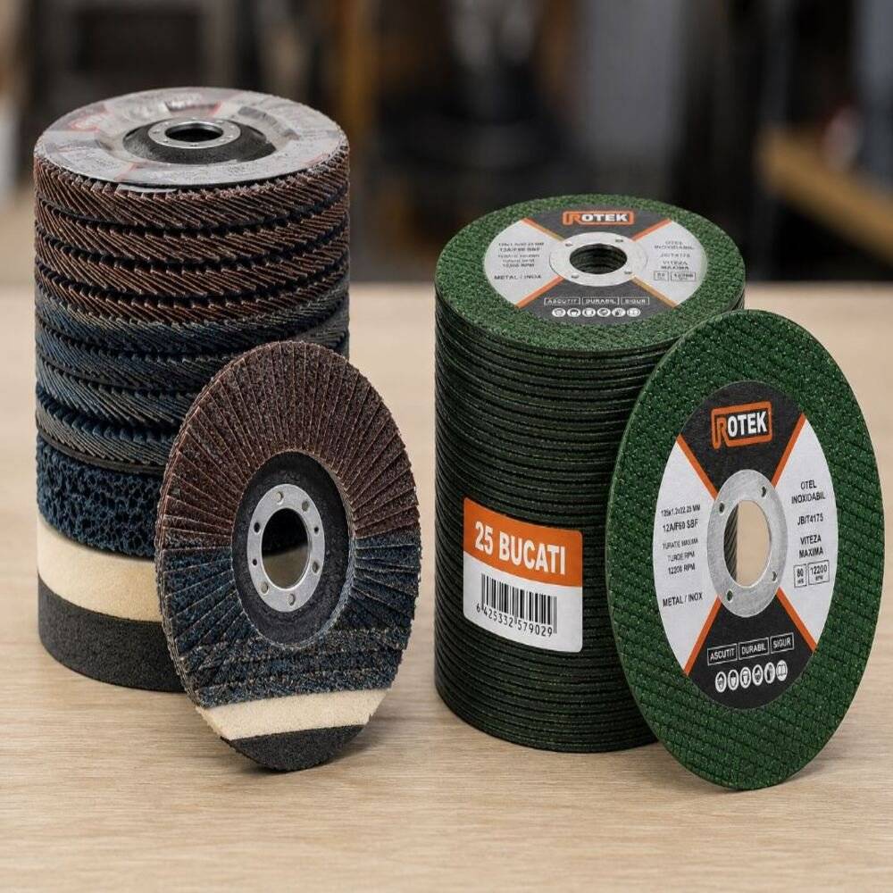 Pachet 36 Discuri pentru Flex 125 mm – Debitare, Slefuire, Polizare si Lustruire