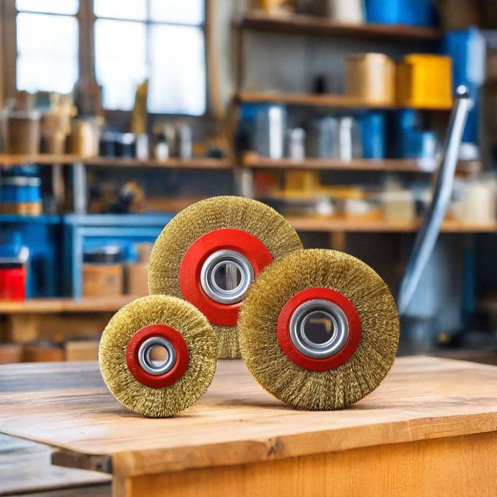 Perie sarma polizor ,diametrul 300 mm