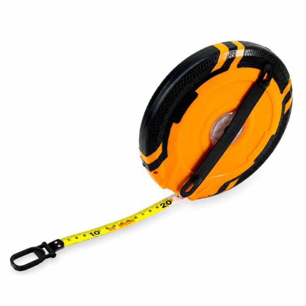 Ruleta din fibra de sticla 50 m cu manivela profesionala pentru masuratori de precizie