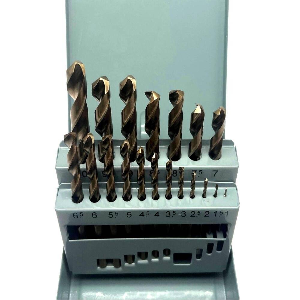 Set Burghie cobalt , spirale metal cobalt ,19 piese