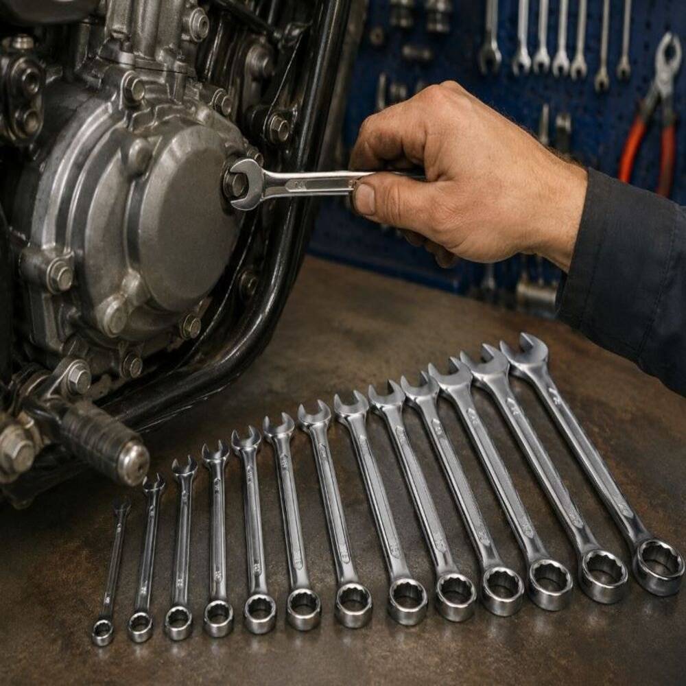 Set Chei Combinate Profesionale, Set 14 Piese, Cr-V, 8-24 mm