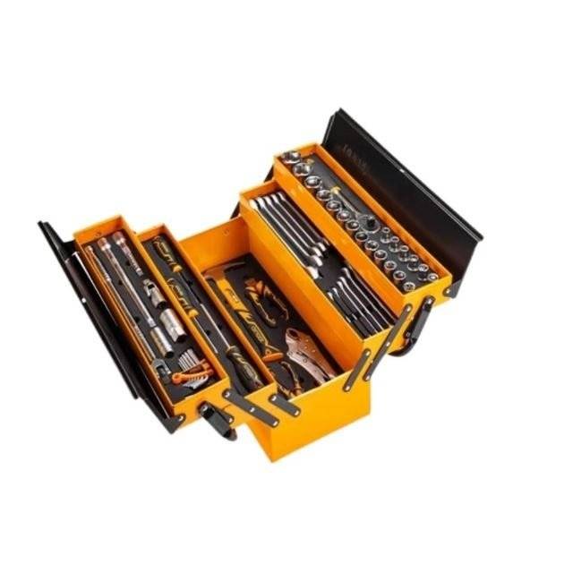 Set unelte 59 piese Cr-V | Trusă profesională cu clichet 1/2”