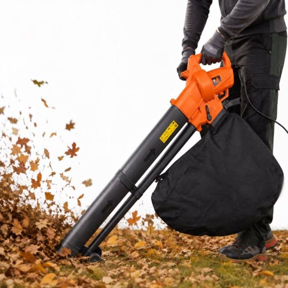 Suflanta Aspirator Frunze cu Tocator Profesionala 3000 W, 270 km/h, Sac 35 L