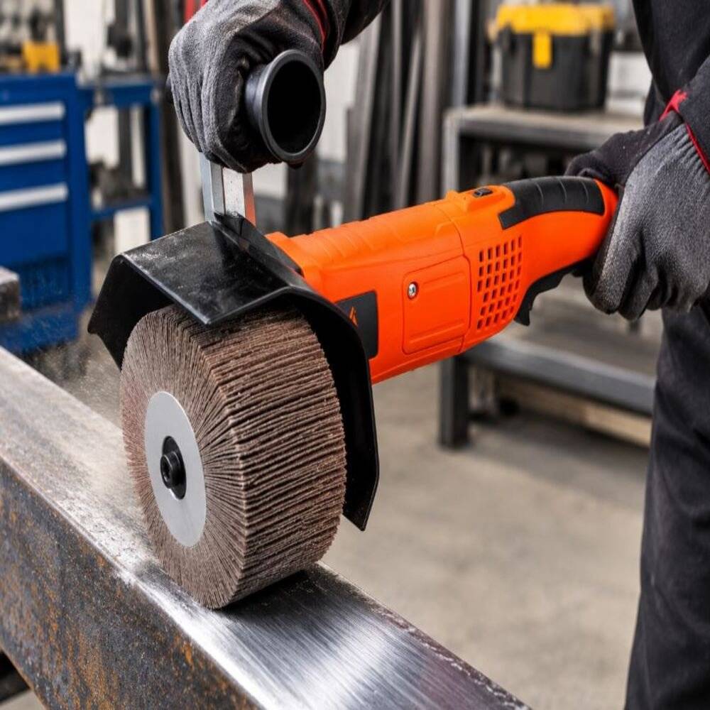 Tambur Smirghel Satinat pentru Slefuire, Lustruire si Polizare 100 x 115 mm Granulatie 60