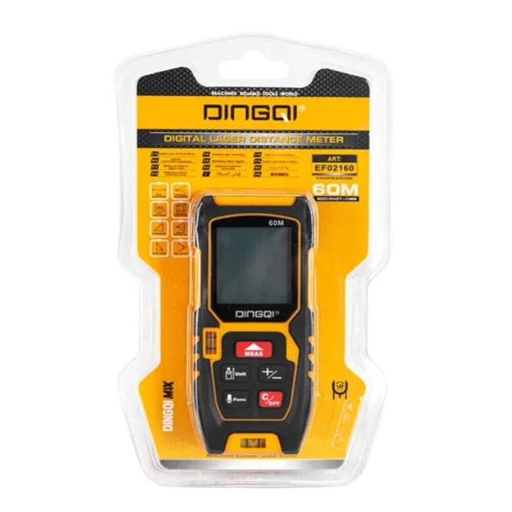 Telemetru Laser Digital 40 m cu Baterii Incluse , Precizie ±2 mm, Afișaj LCD și Protecție IP54