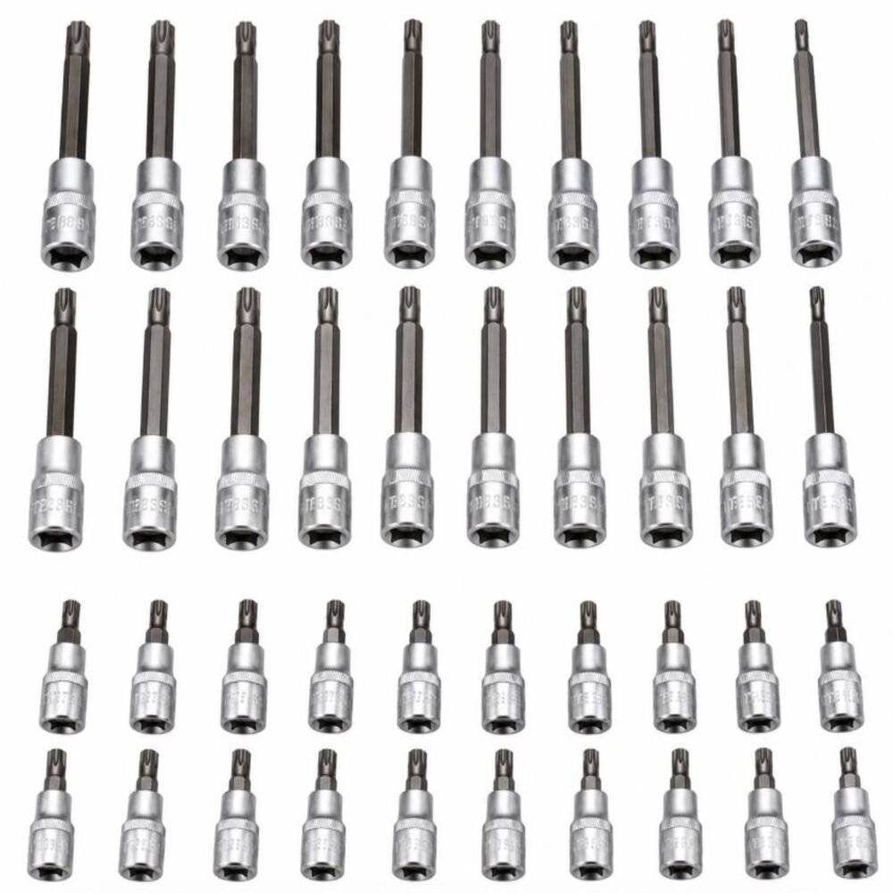 Trusa Biti Torx Profesionala, Set 32 Piese, 1/2, Cr-V