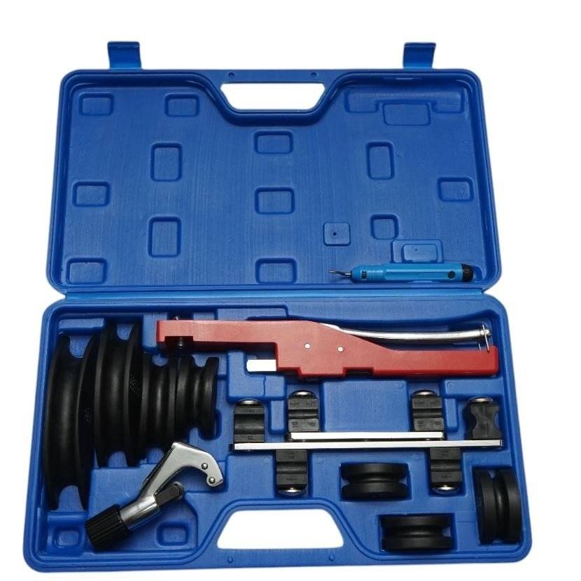 Trusa profesionala pentru îndoit tevi HVAC/R 6-22 mm, cu tăietor 4-28 mm și debavurator