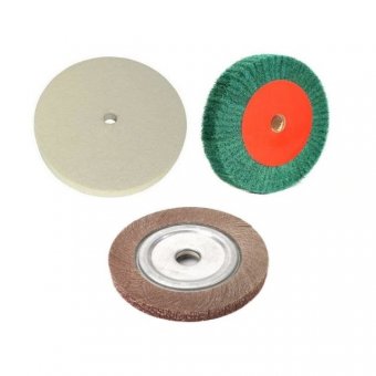 Discuri slefuit lemn si metal ,disc pasla d 150 mm ,disc verde d 150 mm ,disc lamelar smirghel d 130 mm ,pachet 3 piese
