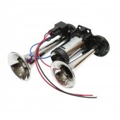 Claxon Electric cu Compresor 12V si 2 Goarne – Sunet Puternic, Compatibil Universal