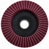 Disc Nylon cu Lamele Smirghel pentru Slefuit si Polizat Lemn, Metal si Inox, 125 mm