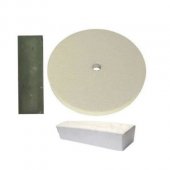 Disc perie pasla slefuit D 250 mm + pasta Verde + pasta Alba