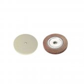 Disc perie slefuit lustruit pasla D 125 mm + Disc perie smirghel lamelar , D 110 mm