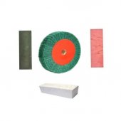 Disc slefuit cu pasta roz ,pasta verde si pasta alba , diametrul 125 mm