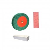 Disc slefuit cu pasta roz si pasta alba , diametrul 125 mm