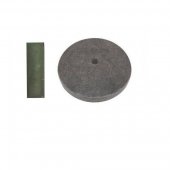 Disc slefuit gri cu pasta verde ,diametrul 125 mm , gaura 16 mm