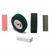 Disc slefuit lustruit verde cu pasta alba,verde si roz  ,diametru 200 mm,latime 40 mm