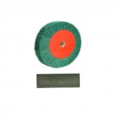 Disc slefuit polizat metal si lemn cu pasta verde , diametrul 125 mm