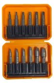 Extractoare suruburi rupte,uzate ,dimensiuni 3-20 mm ,set 12 piese