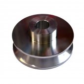 Fulie motor electric aluminiu ,1 canal , diametru interior 28 m 
