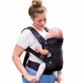Marsupiu Ergonomic 4 în 1 Multifunctional pentru Bebelusi si Copii, 6-36 Luni, 3.5-15 kg, Negru