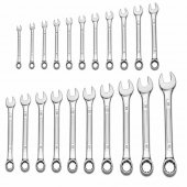 Set Chei Combinate Fixe si Inelare, Set 21 Piese, Cr-V, 6-32 mm